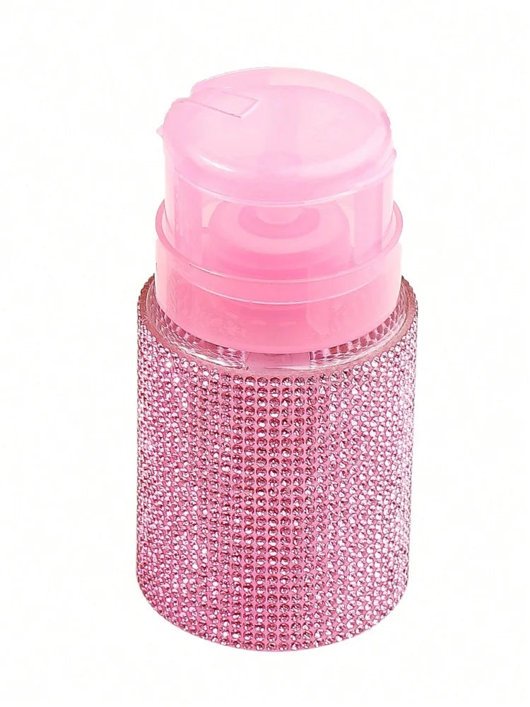 Flacon pompe Nail Art à strass