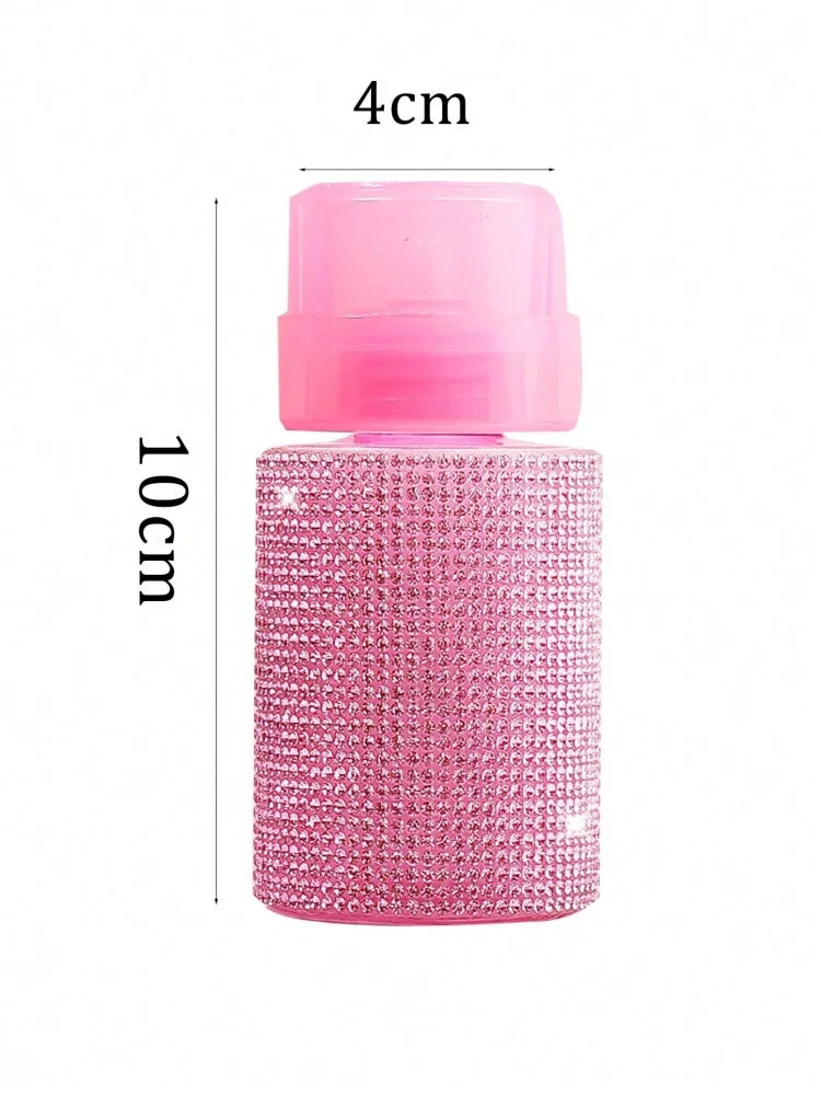 Flacon pompe Nail Art à strass