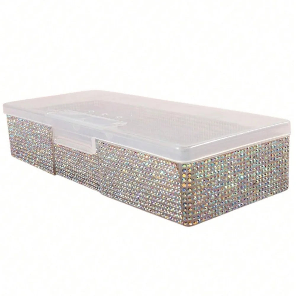 Boîte de rangement Nail Art à strass