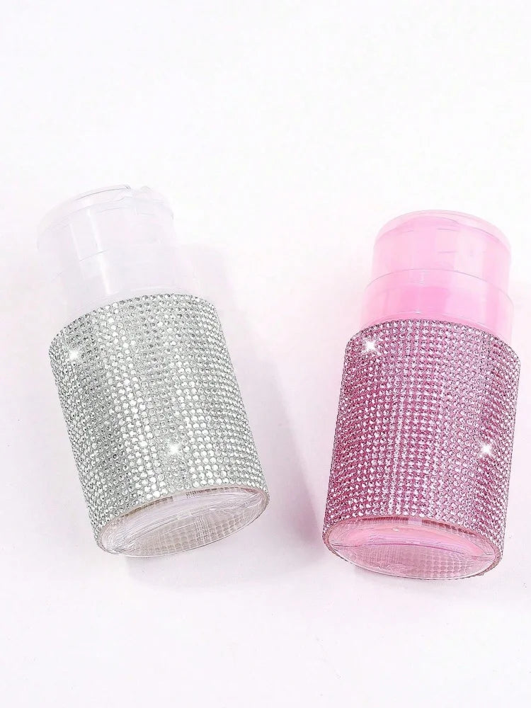 Flacon pompe Nail Art à strass