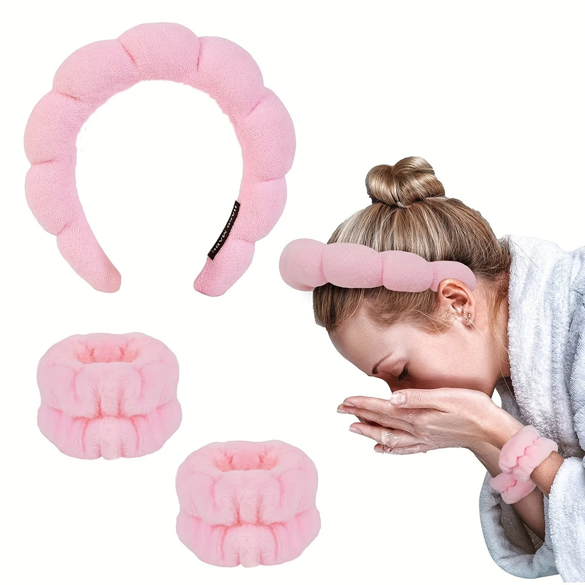 Kit bandeau visage & manchettes