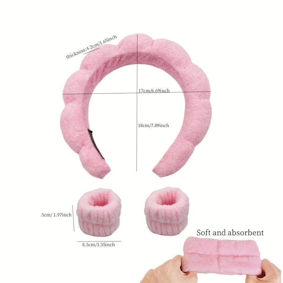 Kit bandeau visage & manchettes