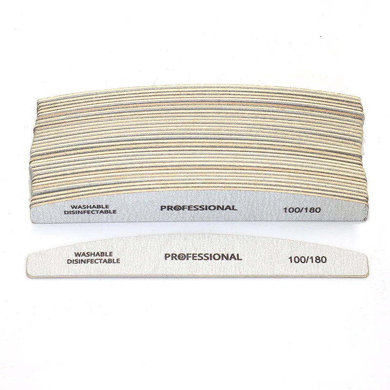 Lime à ongles professionnelle 100/180 – Double grain