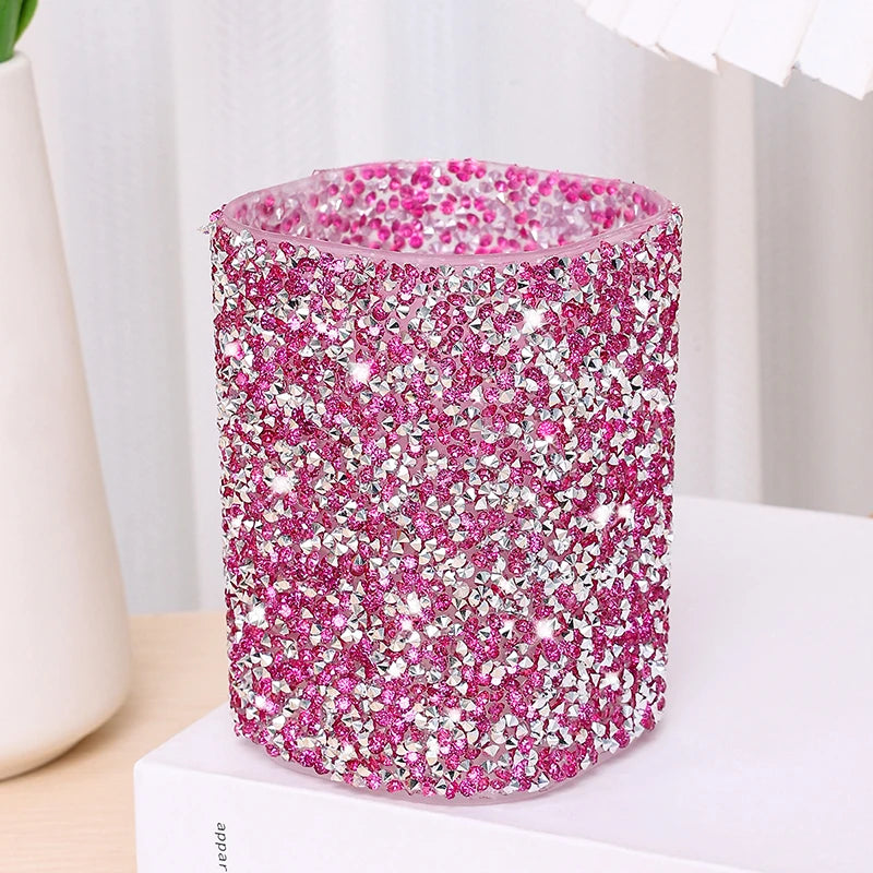 Pot de rangement à strass