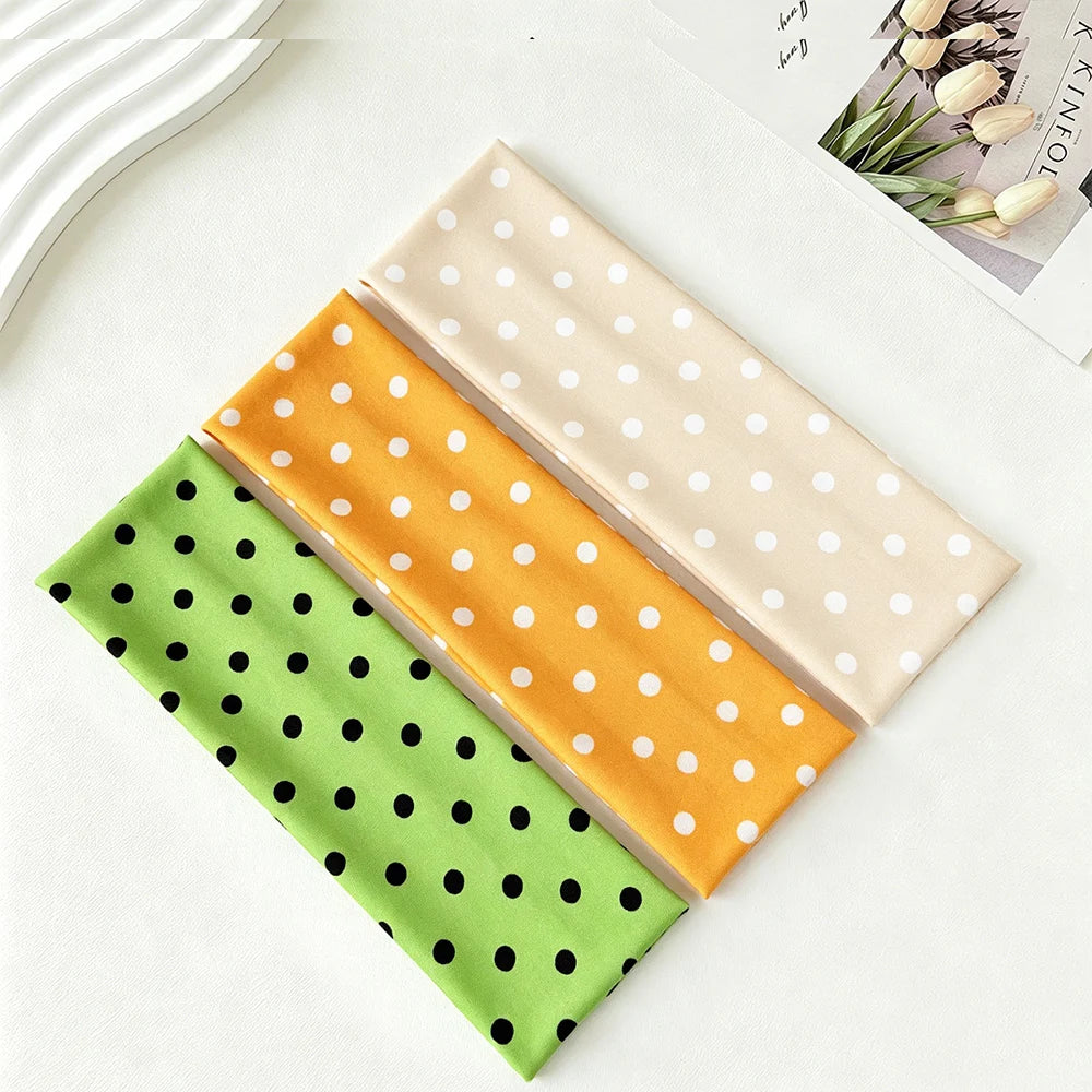 Bandeau large à pois