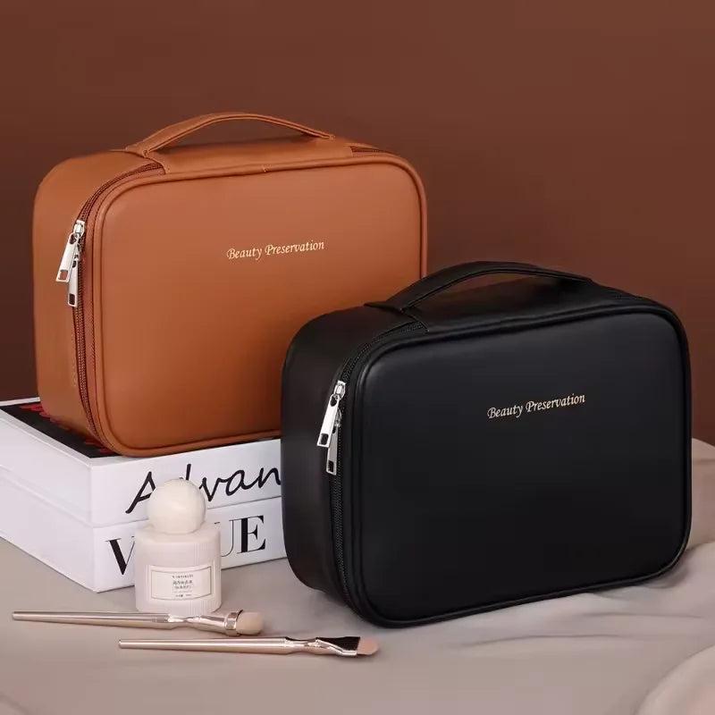 Trousse de maquillage compartimentée