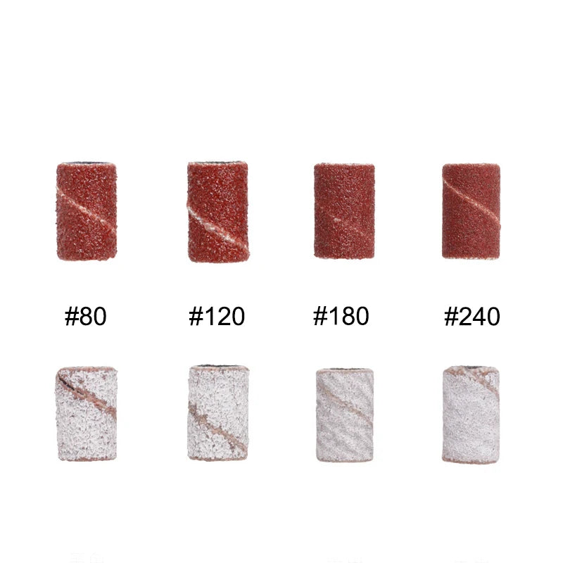 Bandes abrasives pour ponceuse – 210 pièces, grains 80/120/180