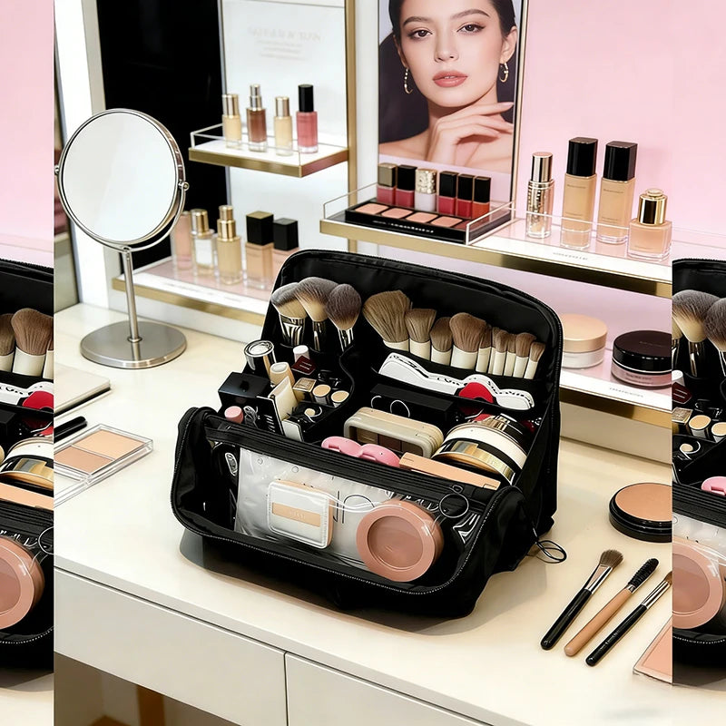 Trousse de maquillage grande capacité