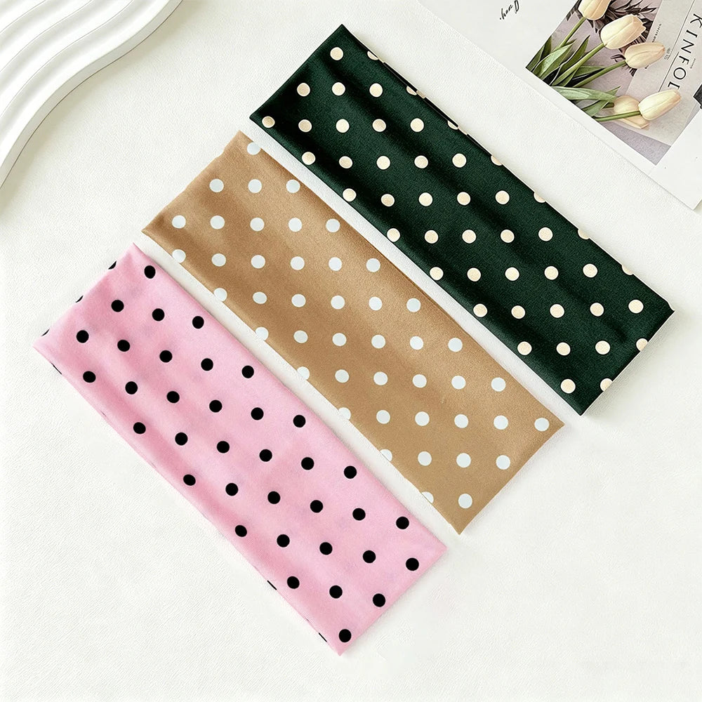 Bandeau large à pois