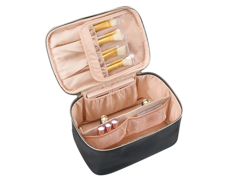 Trousse de maquillage multifonction – Compartiments modulables