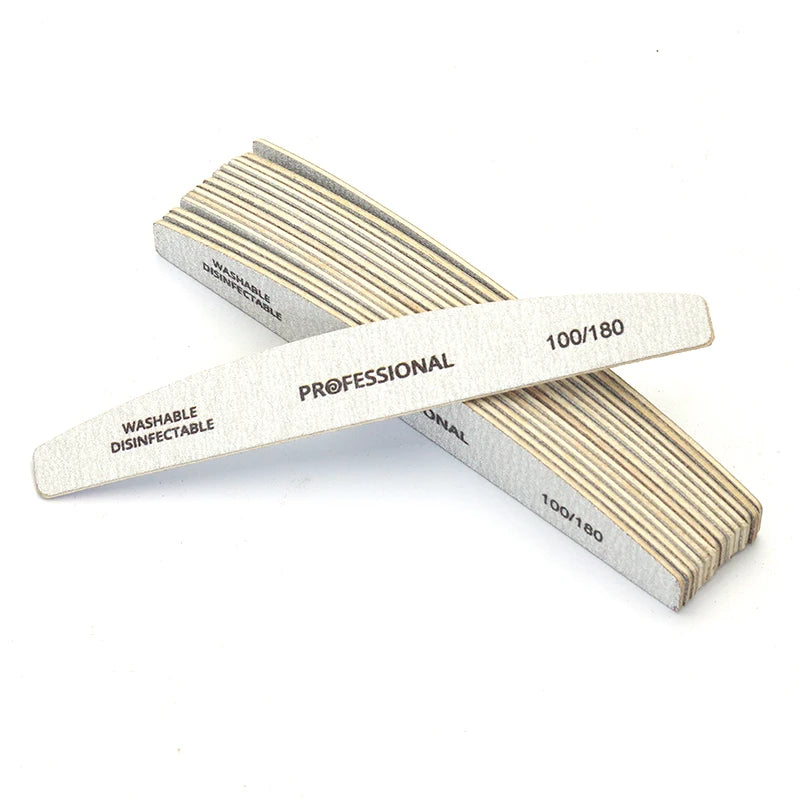 Lime à ongles professionnelle 100/180 – Double grain