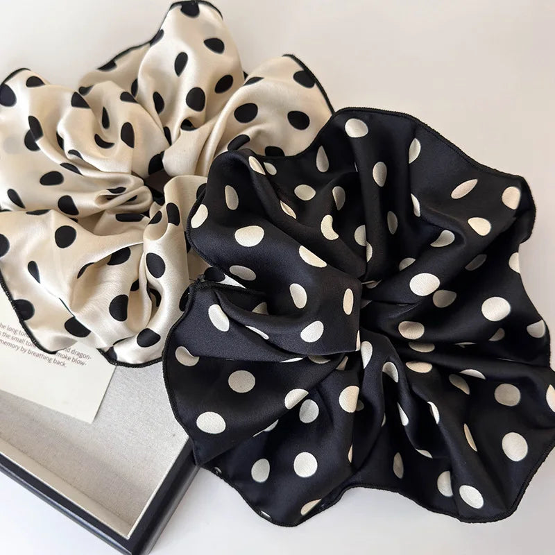 Chouchou foulard à pois