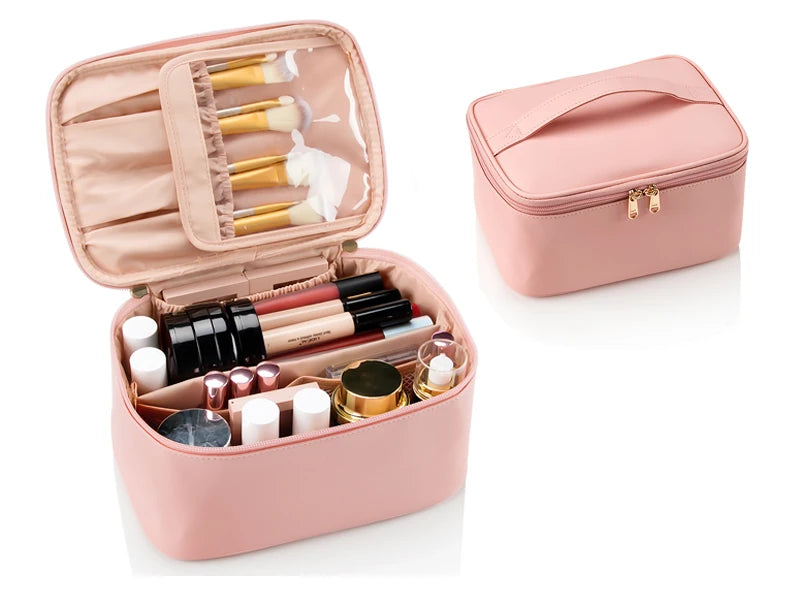 Trousse de maquillage multifonction – Compartiments modulables