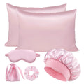 Kit sommeil en satin 5 pièces