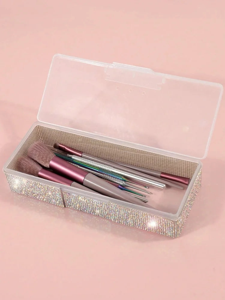 Boîte de rangement Nail Art à strass