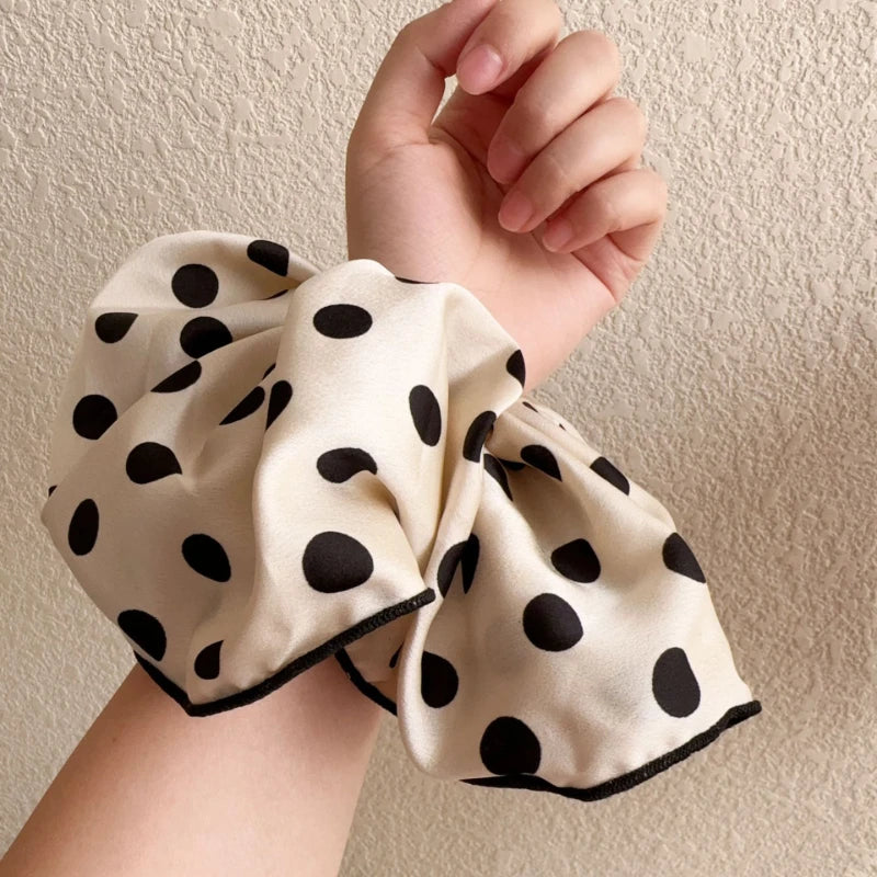 Chouchou foulard à pois