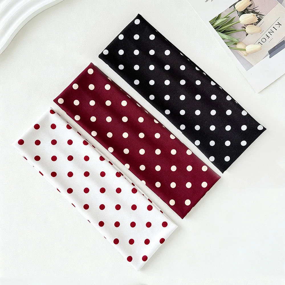 Bandeau large à pois