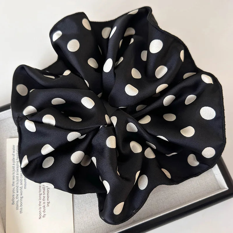 Chouchou foulard à pois