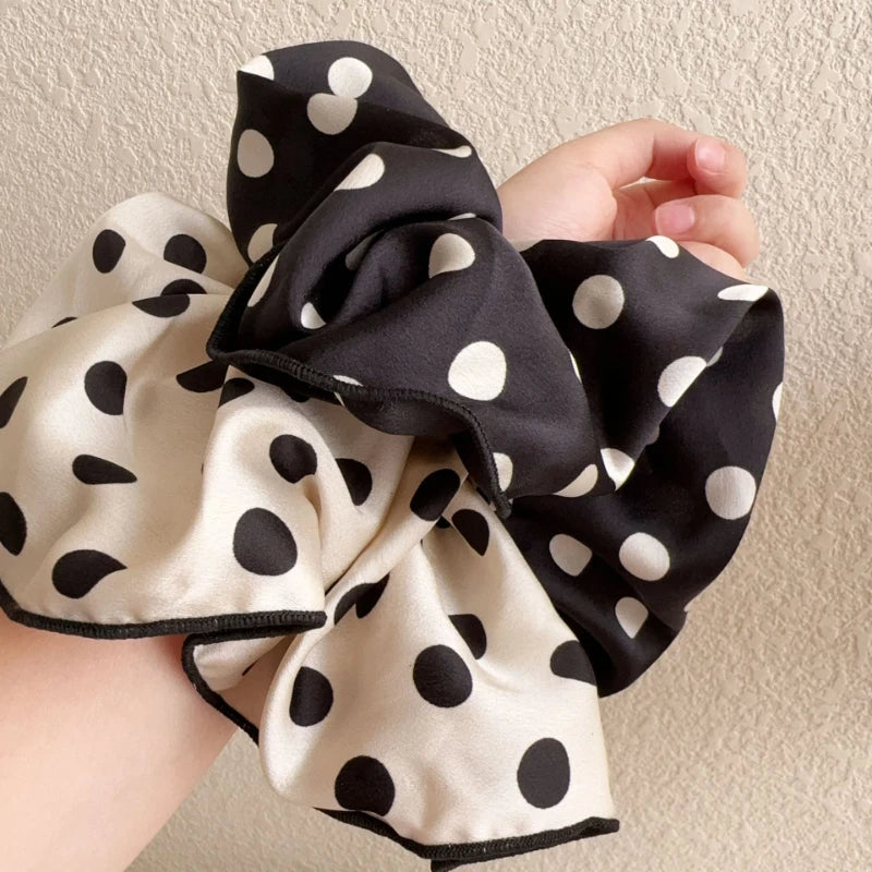 Chouchou foulard à pois