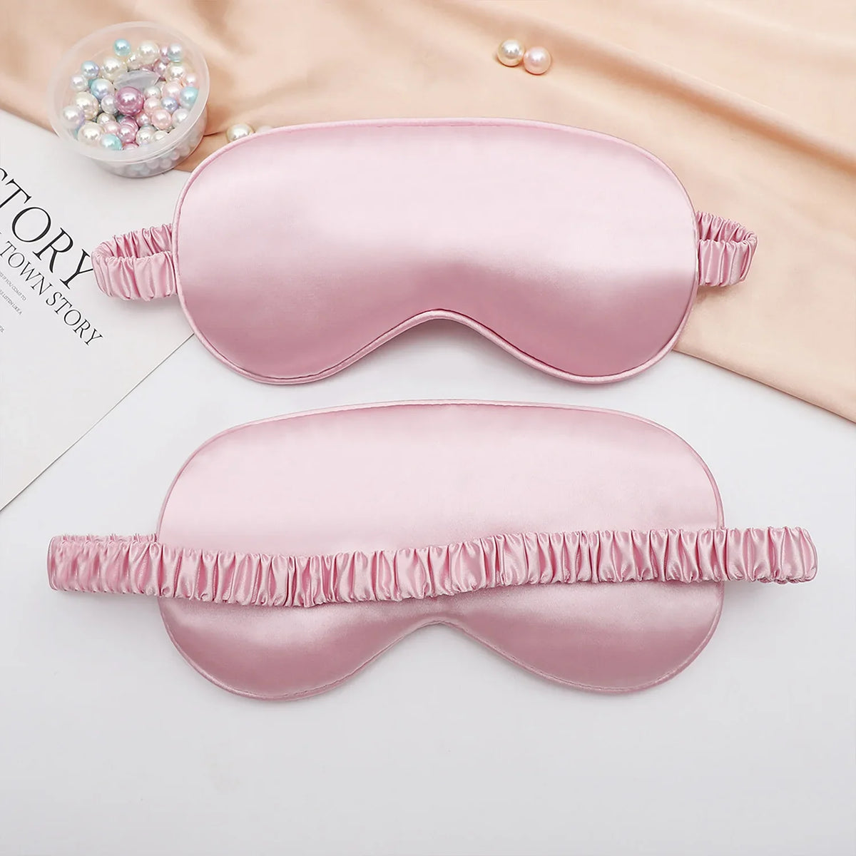 Kit sommeil en satin 5 pièces