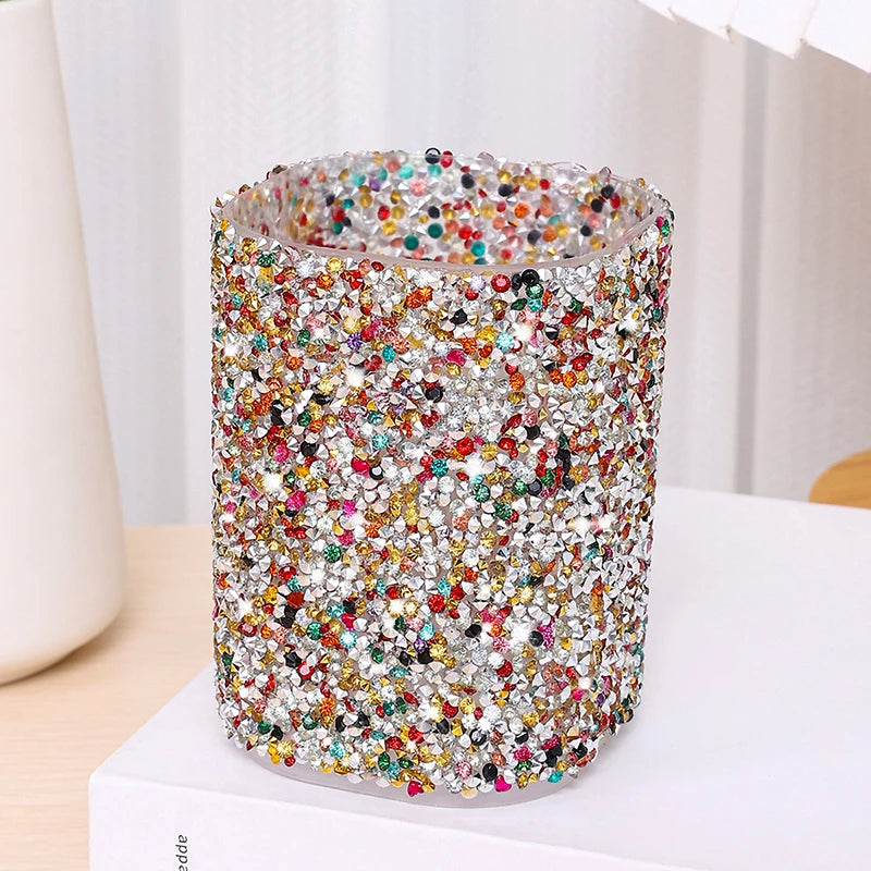 Pot de rangement à strass