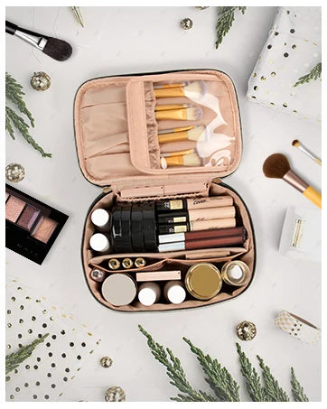 Trousse de maquillage multifonction – Compartiments modulables