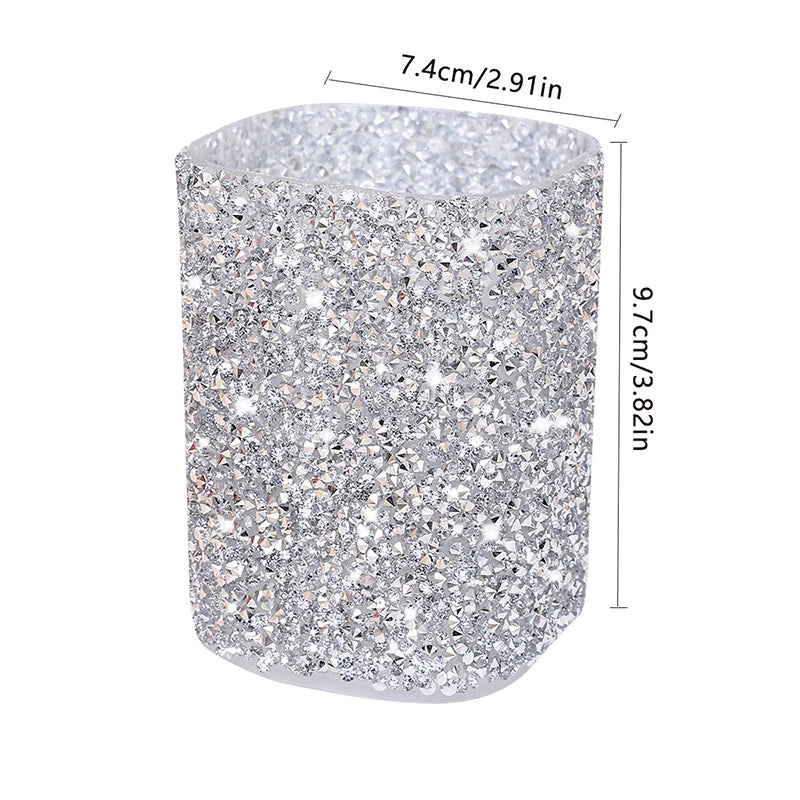 Pot de rangement à strass