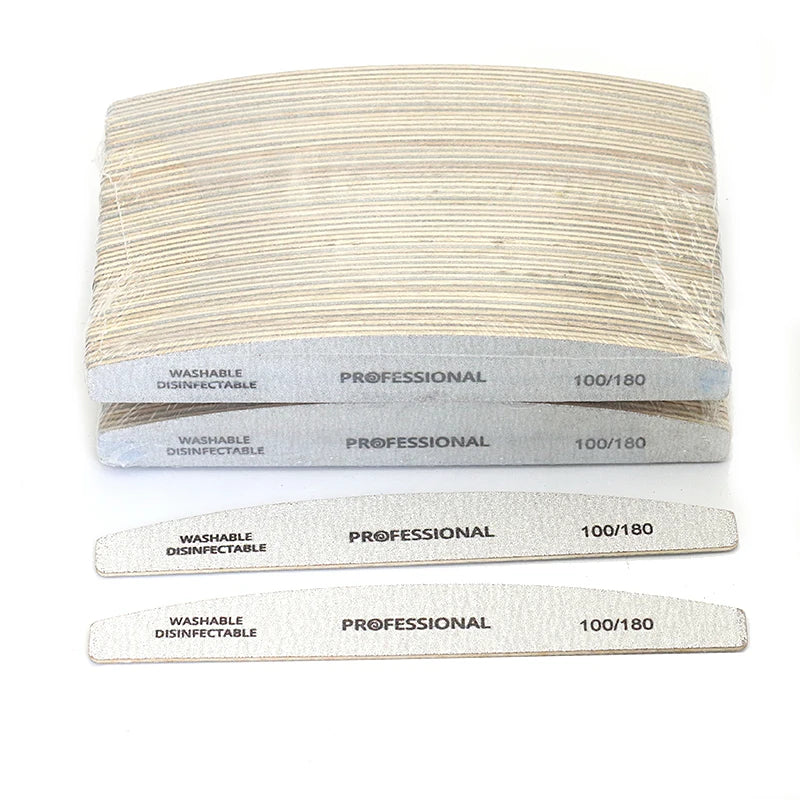 Lime à ongles professionnelle 100/180 – Double grain