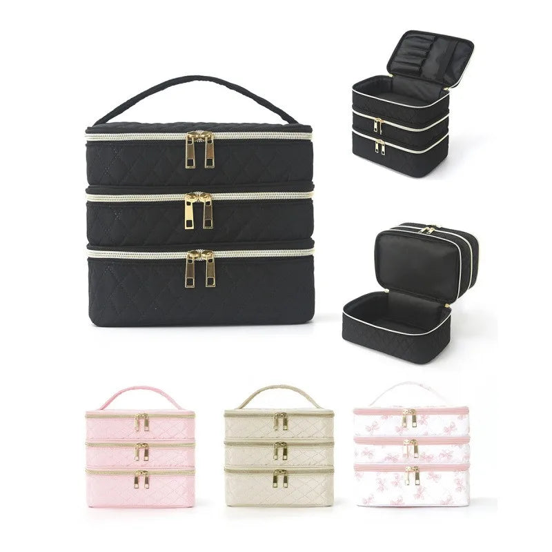 Trousse de maquillage 3 compartiments