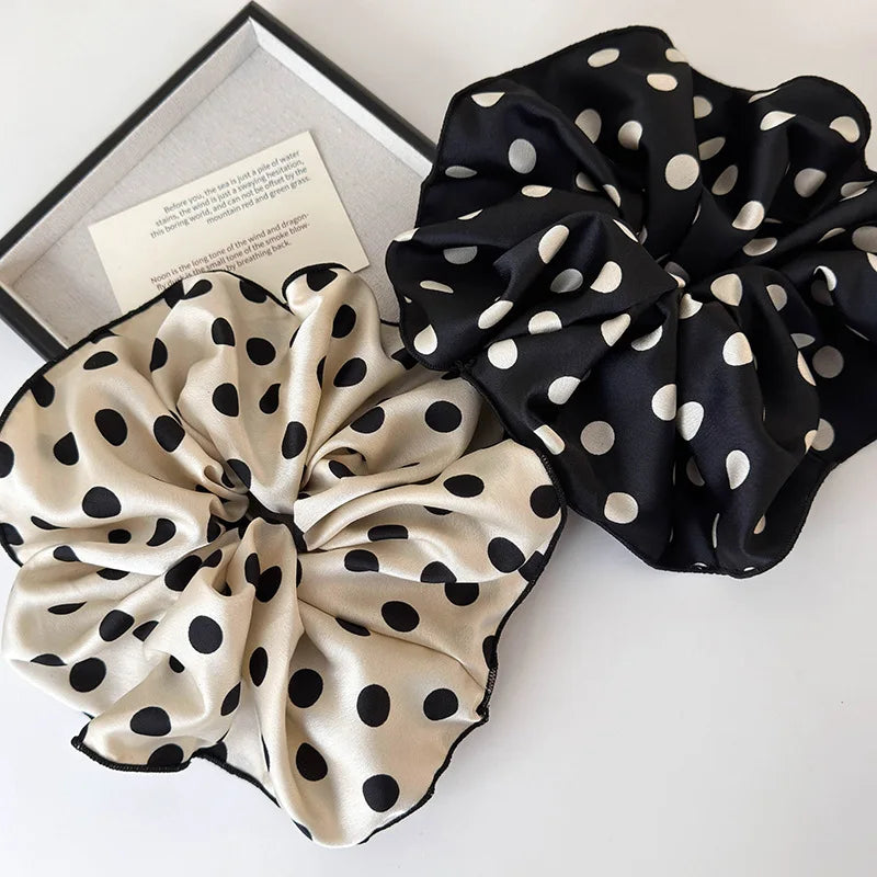 Chouchou foulard à pois