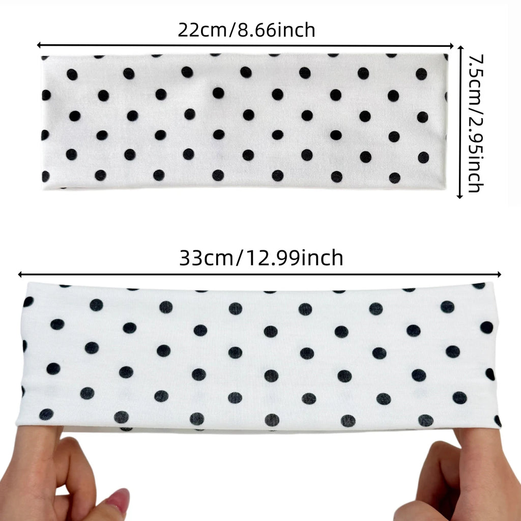 Bandeau large à pois