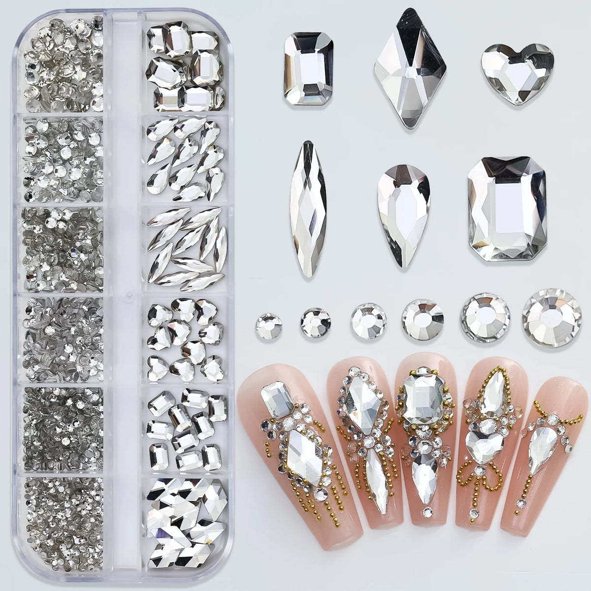 Coffret de strass Nail Art