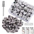 Bandes abrasives pour ponceuse – 210 pièces, grains 80/120/180