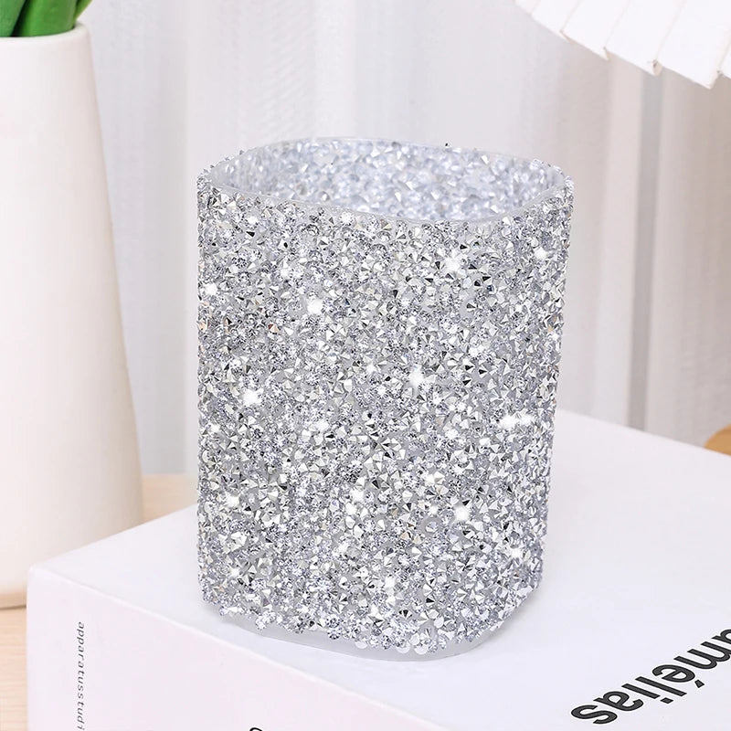 Pot de rangement à strass