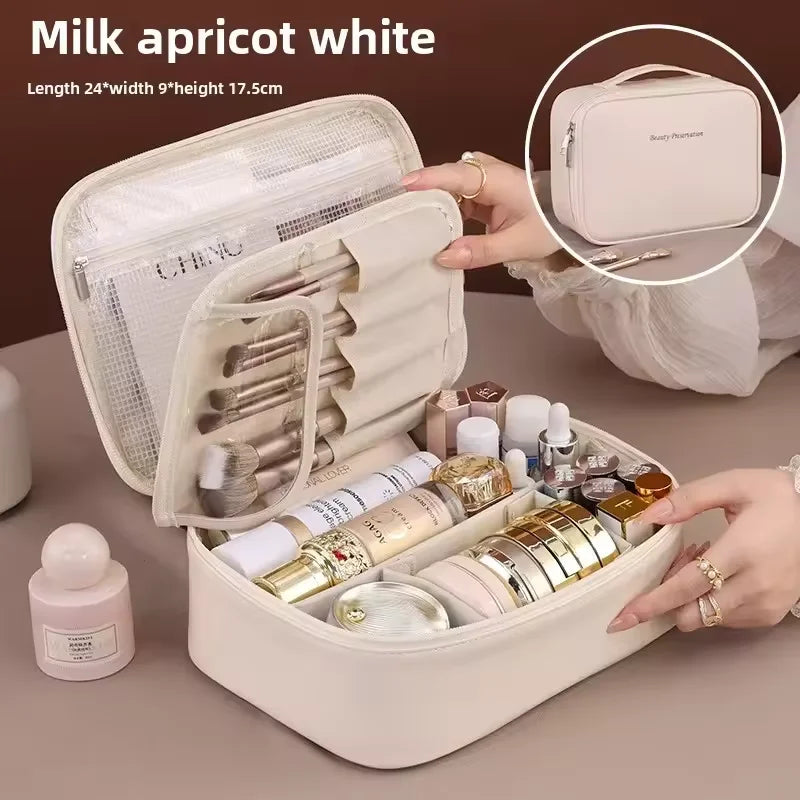 Trousse de maquillage compartimentée