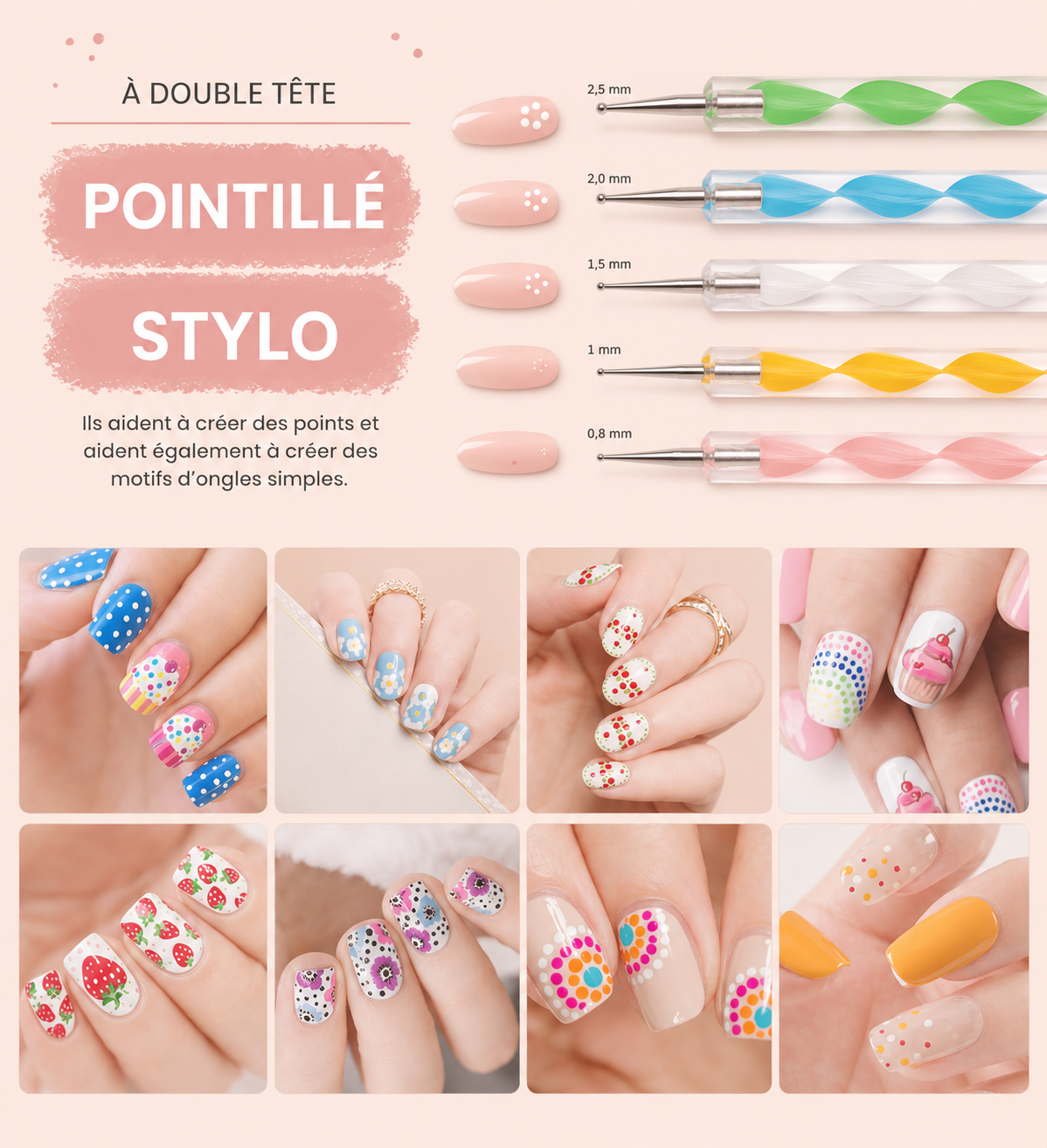 Kit d’accessoires Nail Art