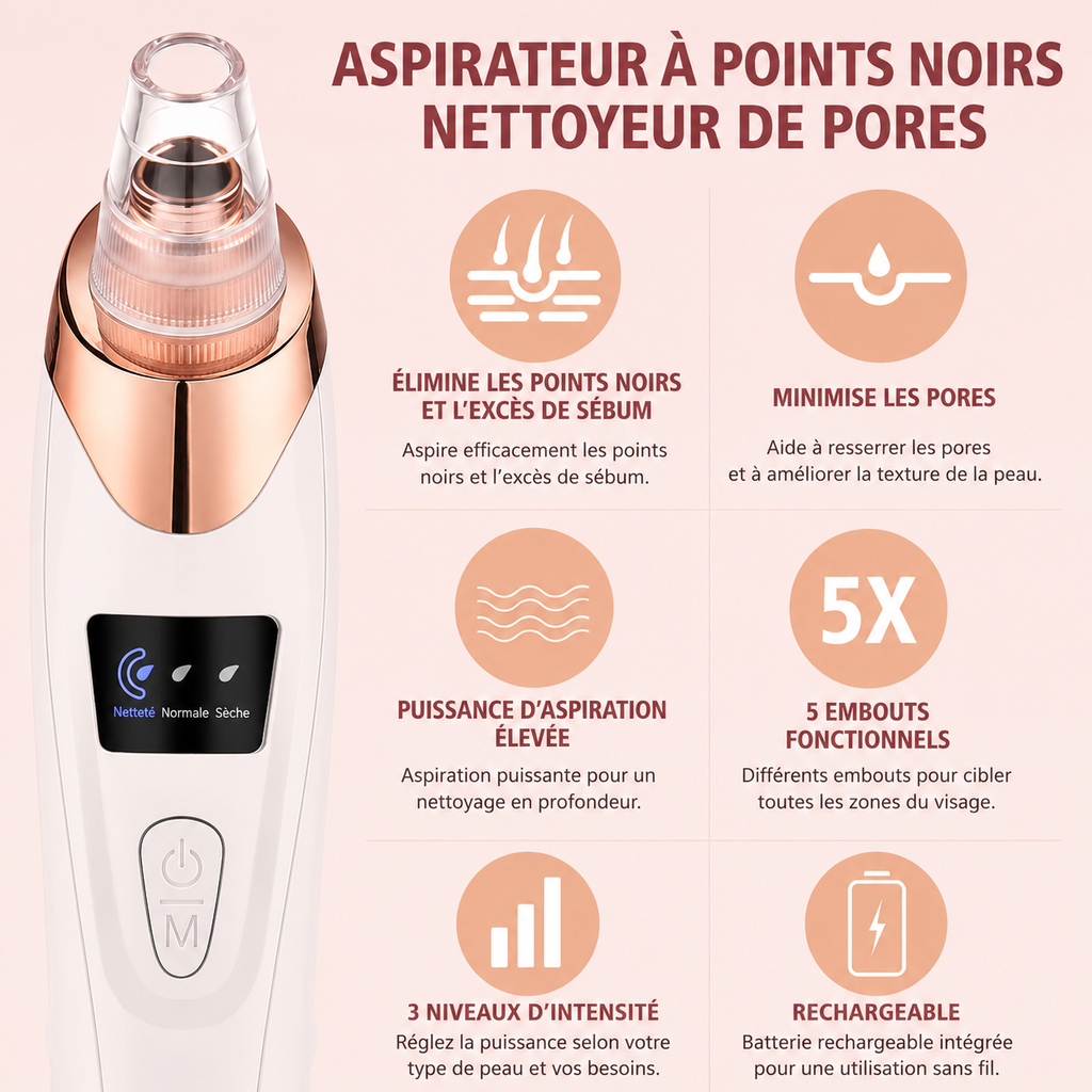 Aspirateur à points noirs