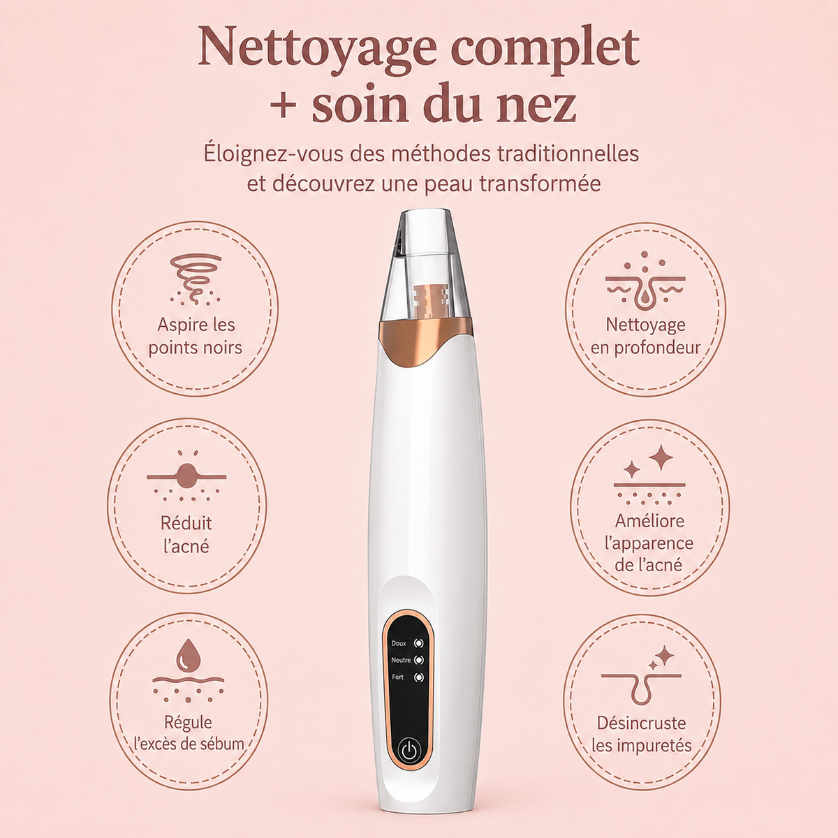 Aspirateur à points noirs