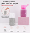 Flacon pompe Nail Art à strass