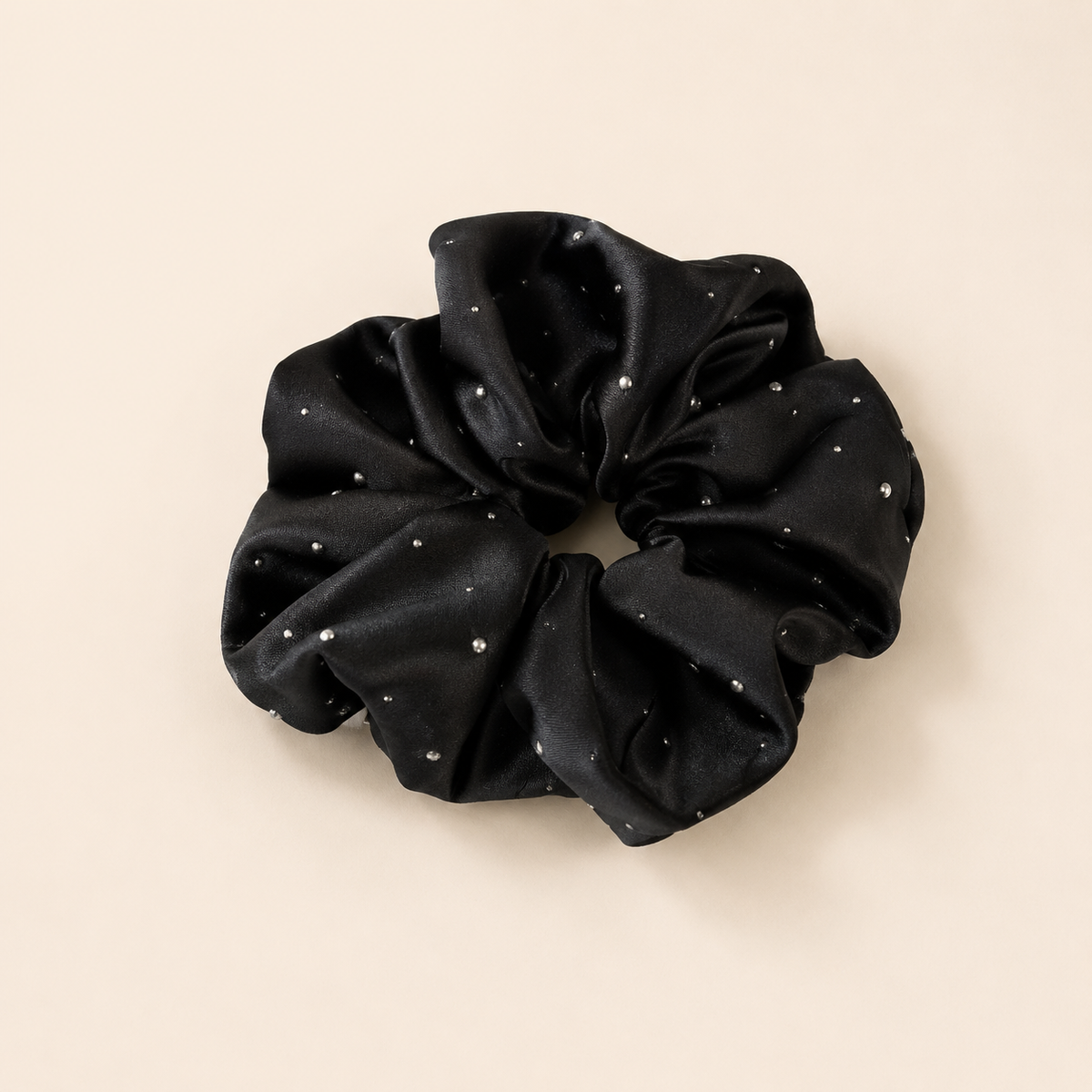Chouchou satiné à strass