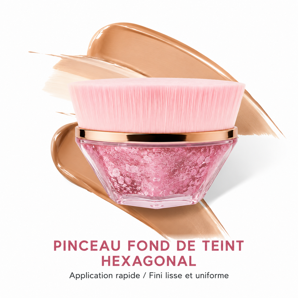 Pinceau fond de teint plat