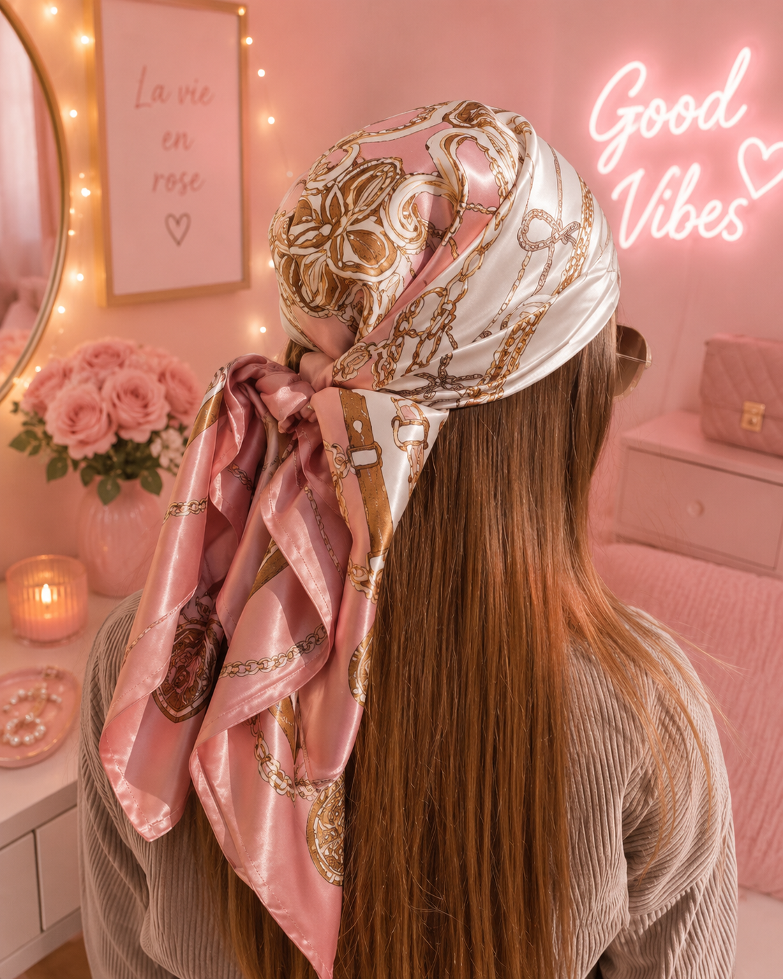 Foulard satiné