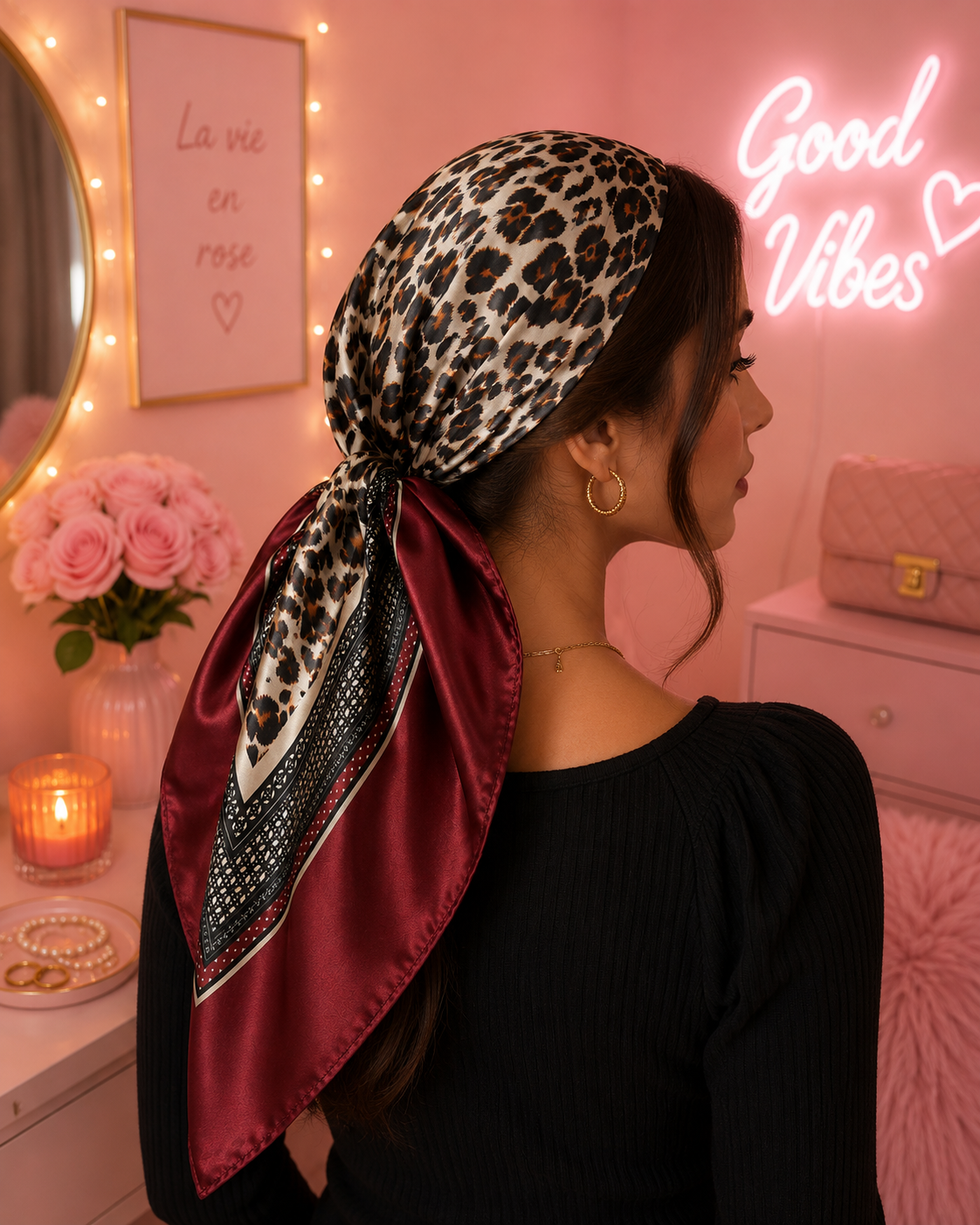 Foulard satiné
