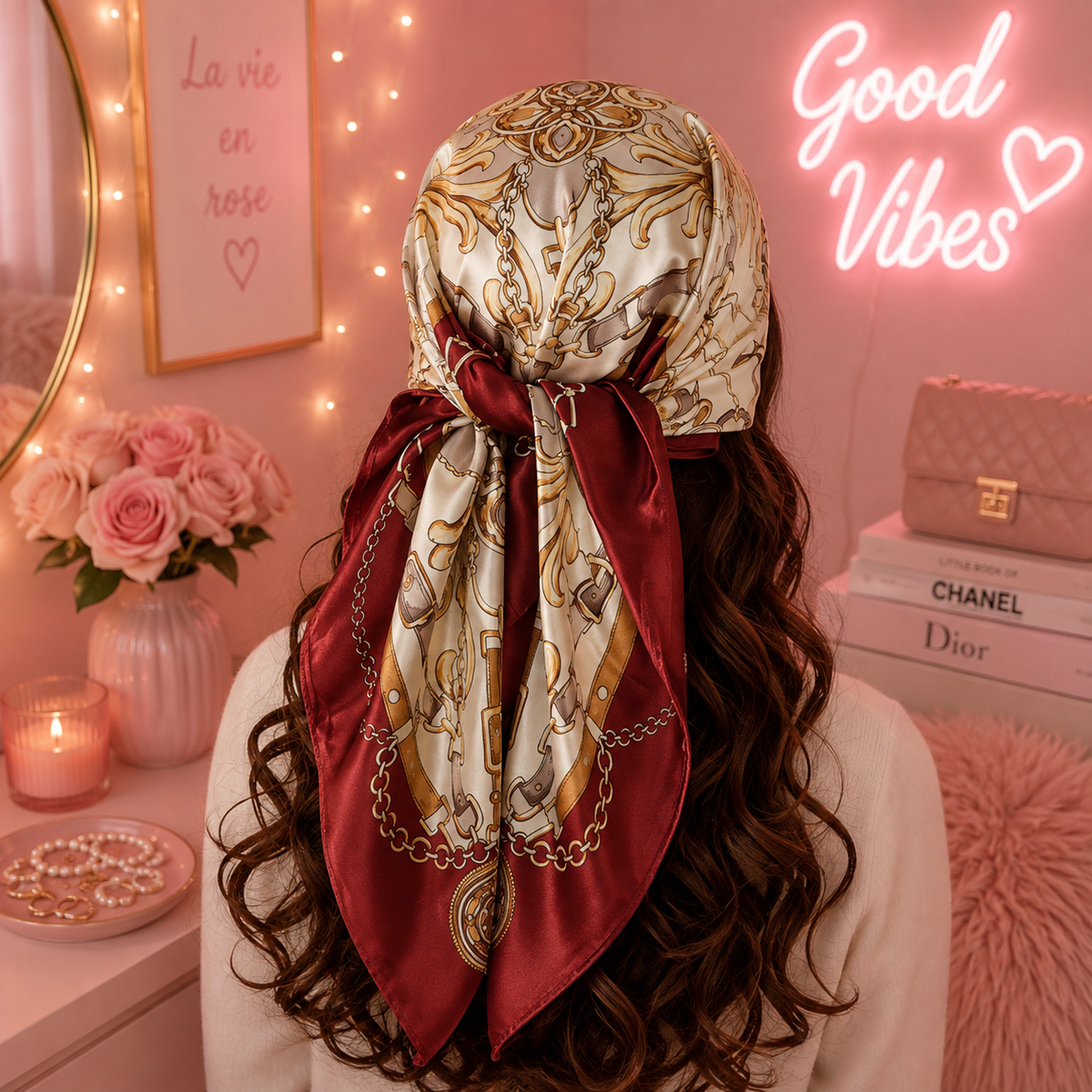 Foulard satiné