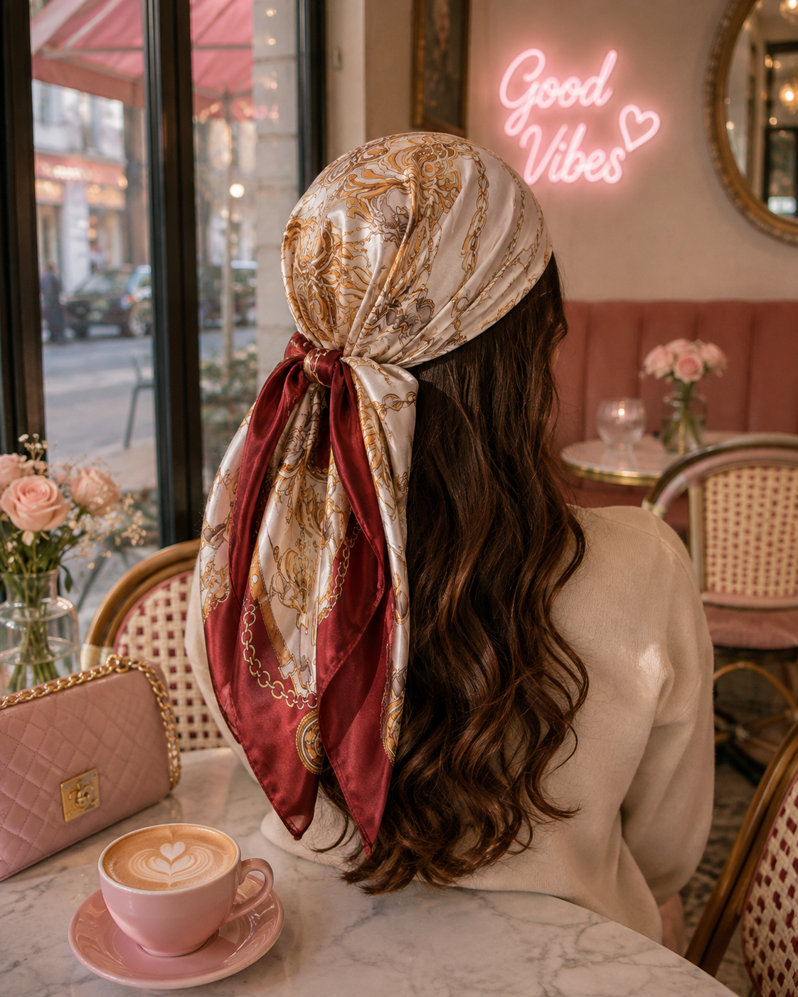 Foulard satiné