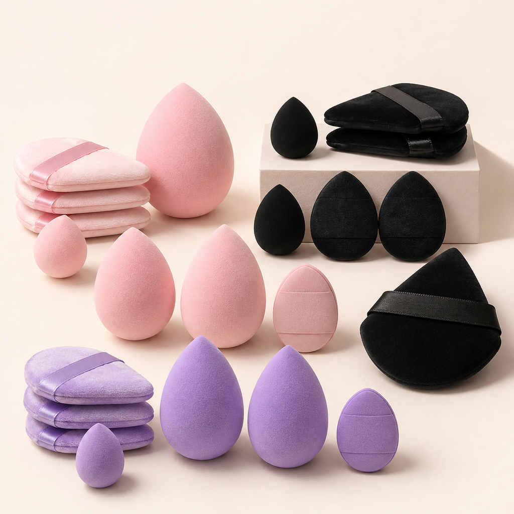 Kit de 12 éponges de maquillage