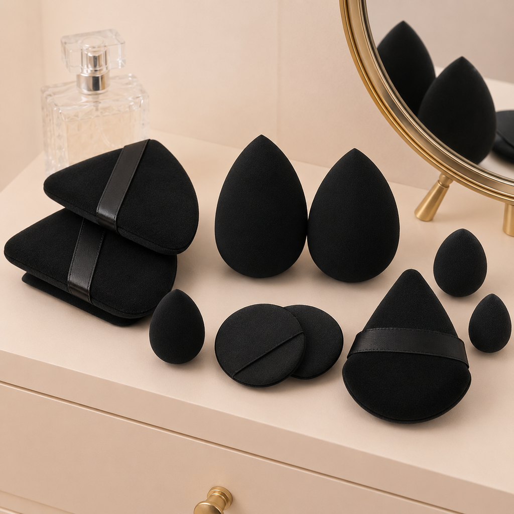 Kit de 12 éponges de maquillage