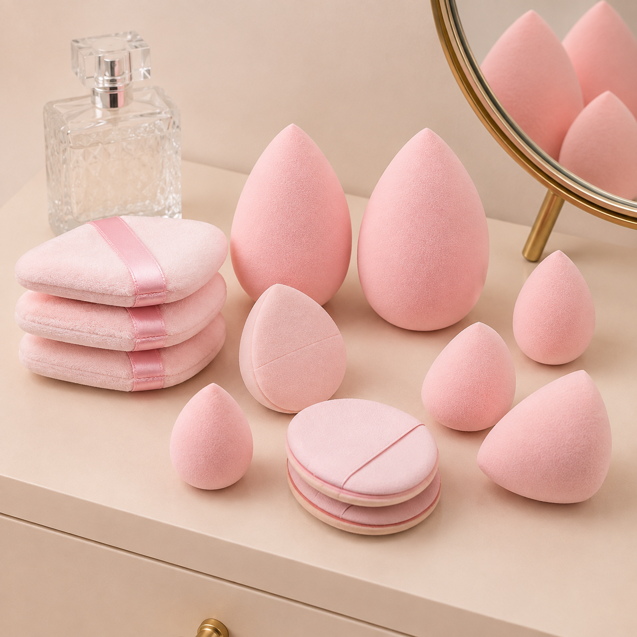 Kit de 12 éponges de maquillage
