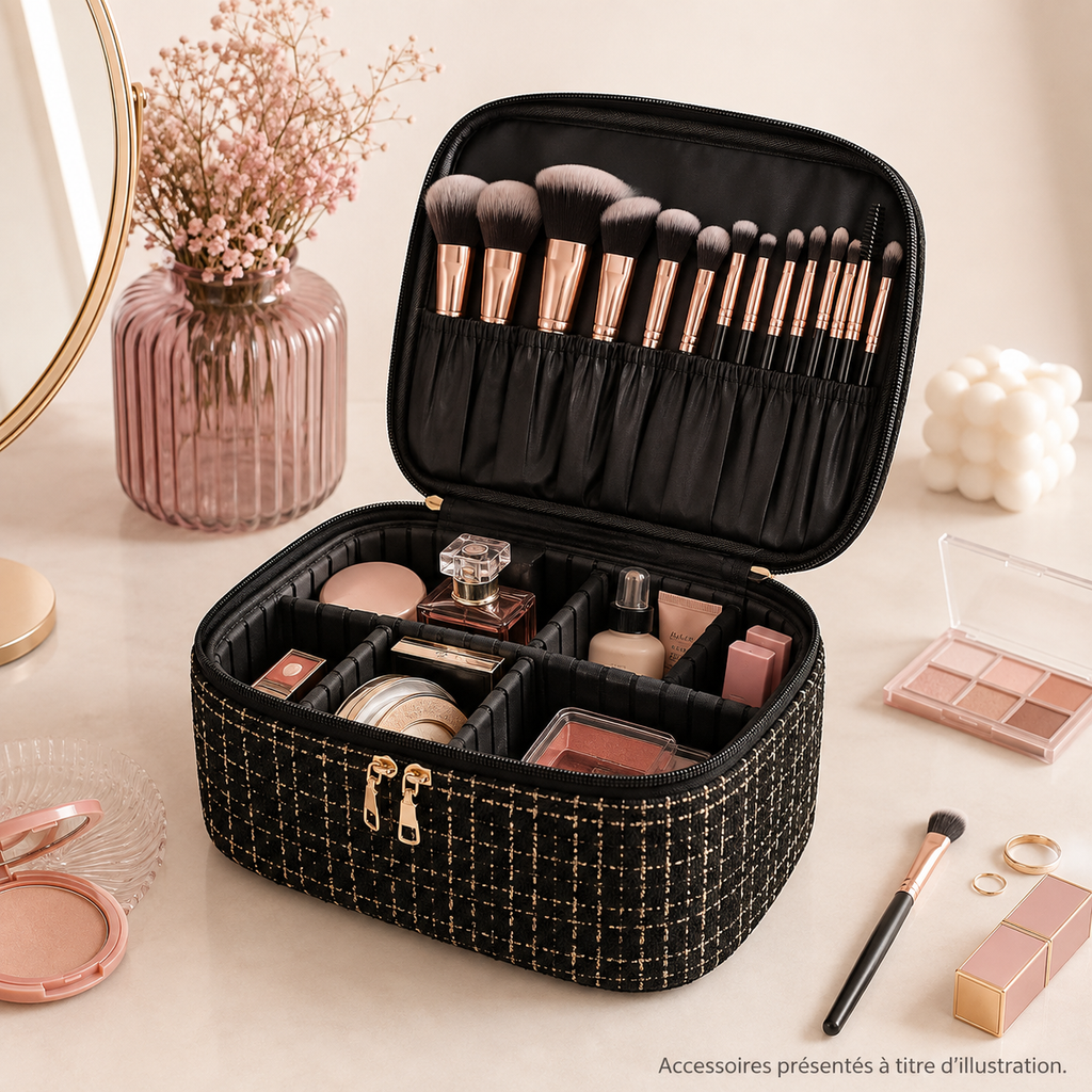 Kit de maquillage 47 pièces avec trousse