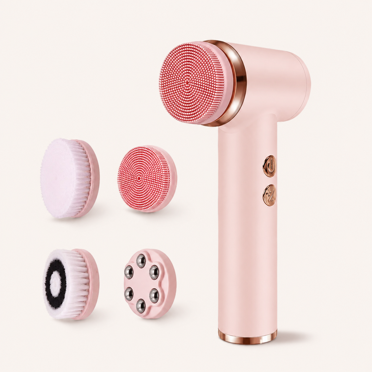 Brosse nettoyante visage électrique – 4 têtes interchangeables